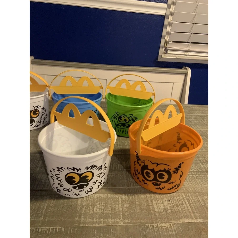 MCDONALD'S 2024 HAPPY MEAL BOO BUCKET -‎ LOT OF 6 Halloween Pails